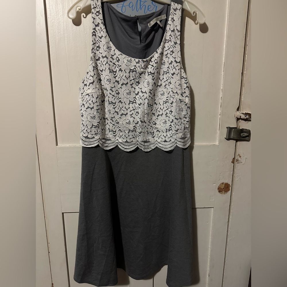 Size 16 grey lace dress